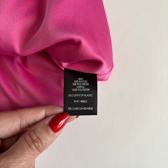 Torrid Challis Floral Print Gin Fizz Pink Corset Crop Top Women’s Plus Size 12 - Picture 5 of 7